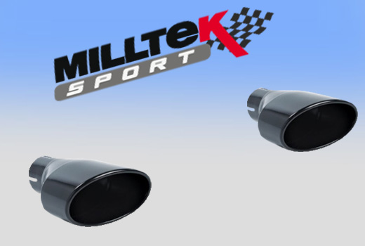 Milltek Sport udstødning med Dual Oval afgangsrør